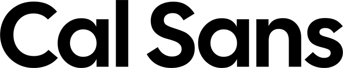 Cal Sans font preview