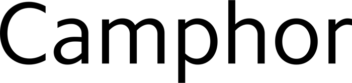 Camphor font preview