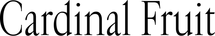 Cardinal Fruit font preview