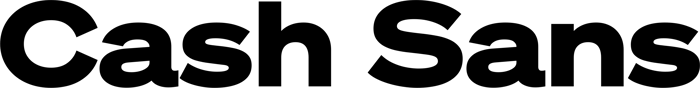 Cash Sans font preview