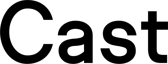 Cast font preview