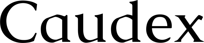 Caudex font preview