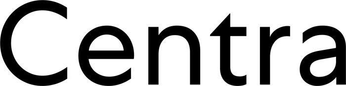 Centra font preview