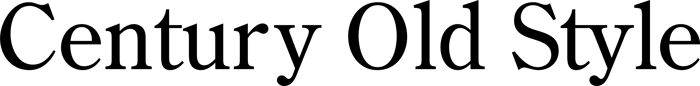 Century Old Style font preview