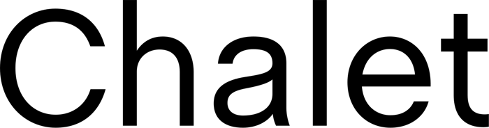 Chalet font preview
