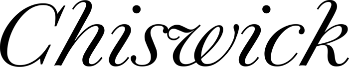 Chiswick font preview
