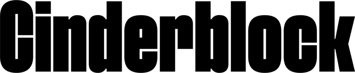 Cinderblock font preview