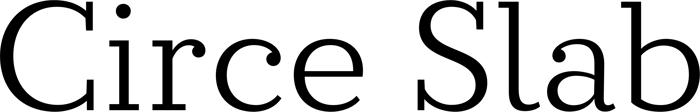 Circe Slab font preview