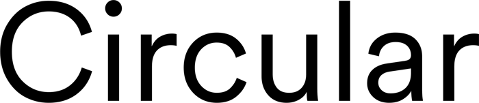 Circular font preview