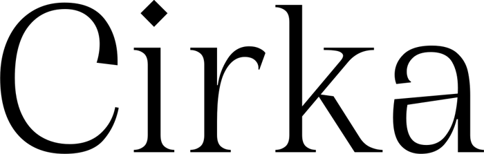 Cirka font preview