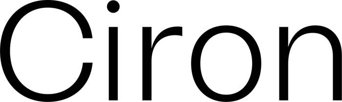 Ciron font preview