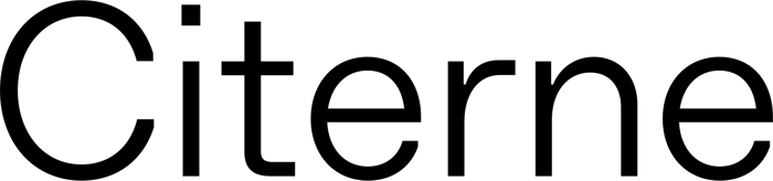 Citerne font preview