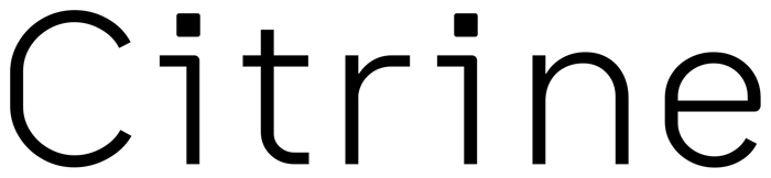 Citrine font preview