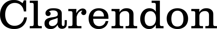Clarendon font preview