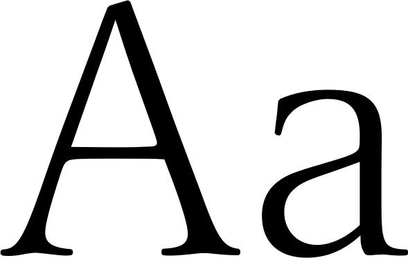 Classic font preview