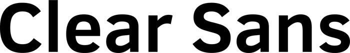 Clear Sans font preview