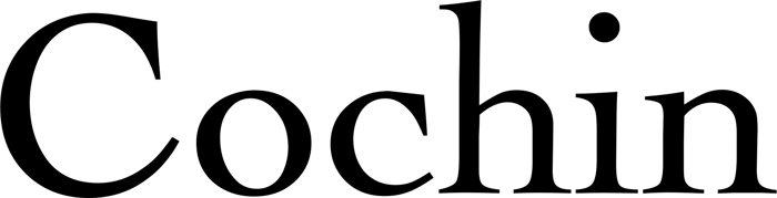 Cochin font preview