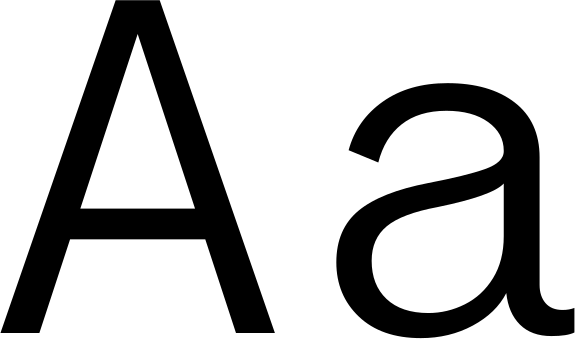 Coordinates font preview