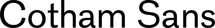 Cotham Sans font preview