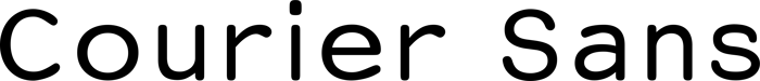Courier Sans font preview