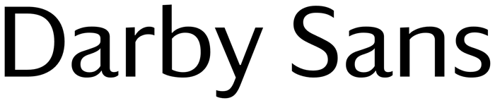 Darby Sans font preview