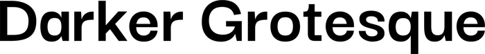 Darker Grotesque font preview