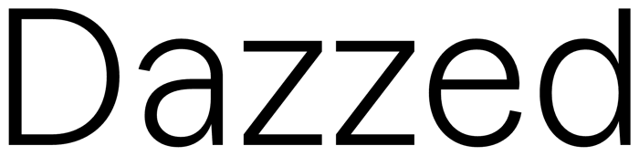 Dazzed font preview