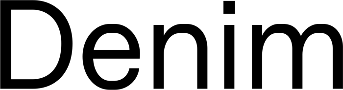 Denim font preview