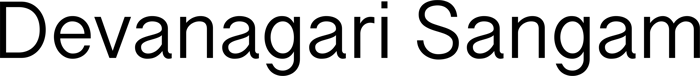 Devanagari Sangam font preview