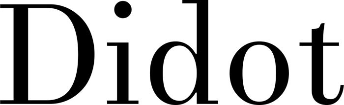 Didot font preview