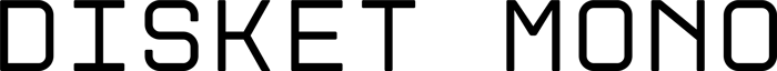 Disket Mono font preview