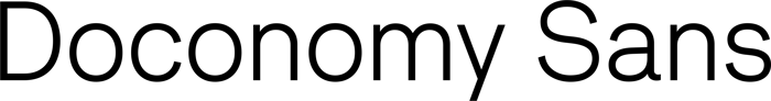 Doconomy Sans font preview