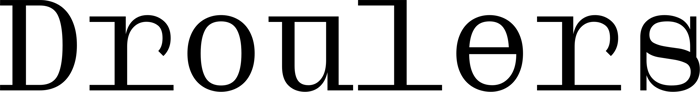 Droulers font preview