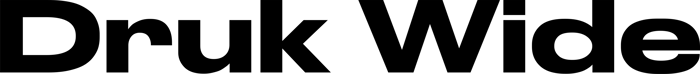 Druk Wide font preview