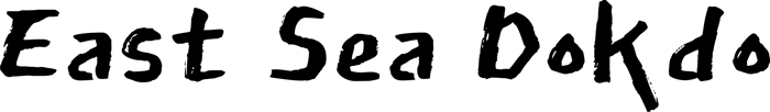 East Sea Dokdo font preview