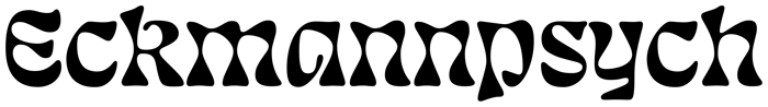 Eckmannpsych font preview