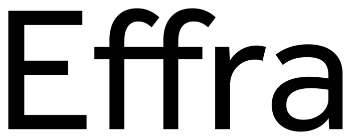 Effra font preview