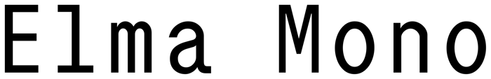 Elma Mono font preview