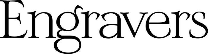Engravers font preview