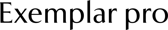 Exemplar pro font preview