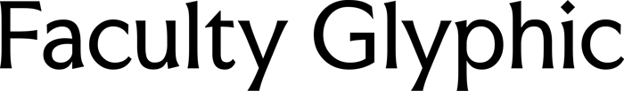 Faculty Glyphic font preview