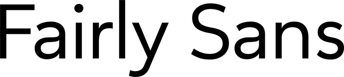 Fairly Sans font preview