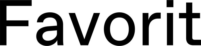 ABC Favorit font preview