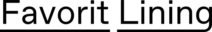 Favorit Lining font preview
