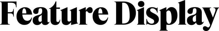 Feature Display font preview