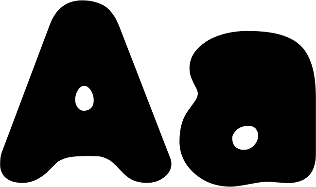 FF Blur font preview