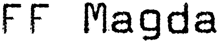 FF Magda font preview