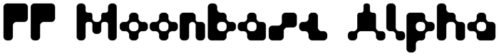 FF Moonbase Alpha font preview