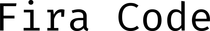 Fira Code font preview