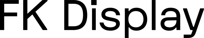 FK Display font preview